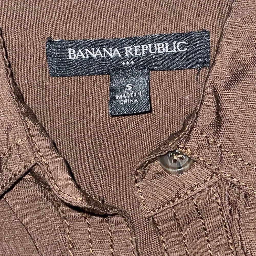 Banana Republic brown safari style dress - Picture 5 of 5